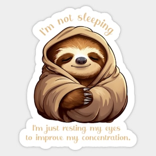 I'm not sleeping Sticker